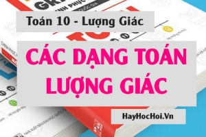 Các dạng bài tập toán lượng giác và phương pháp giải - Toán lớp 10